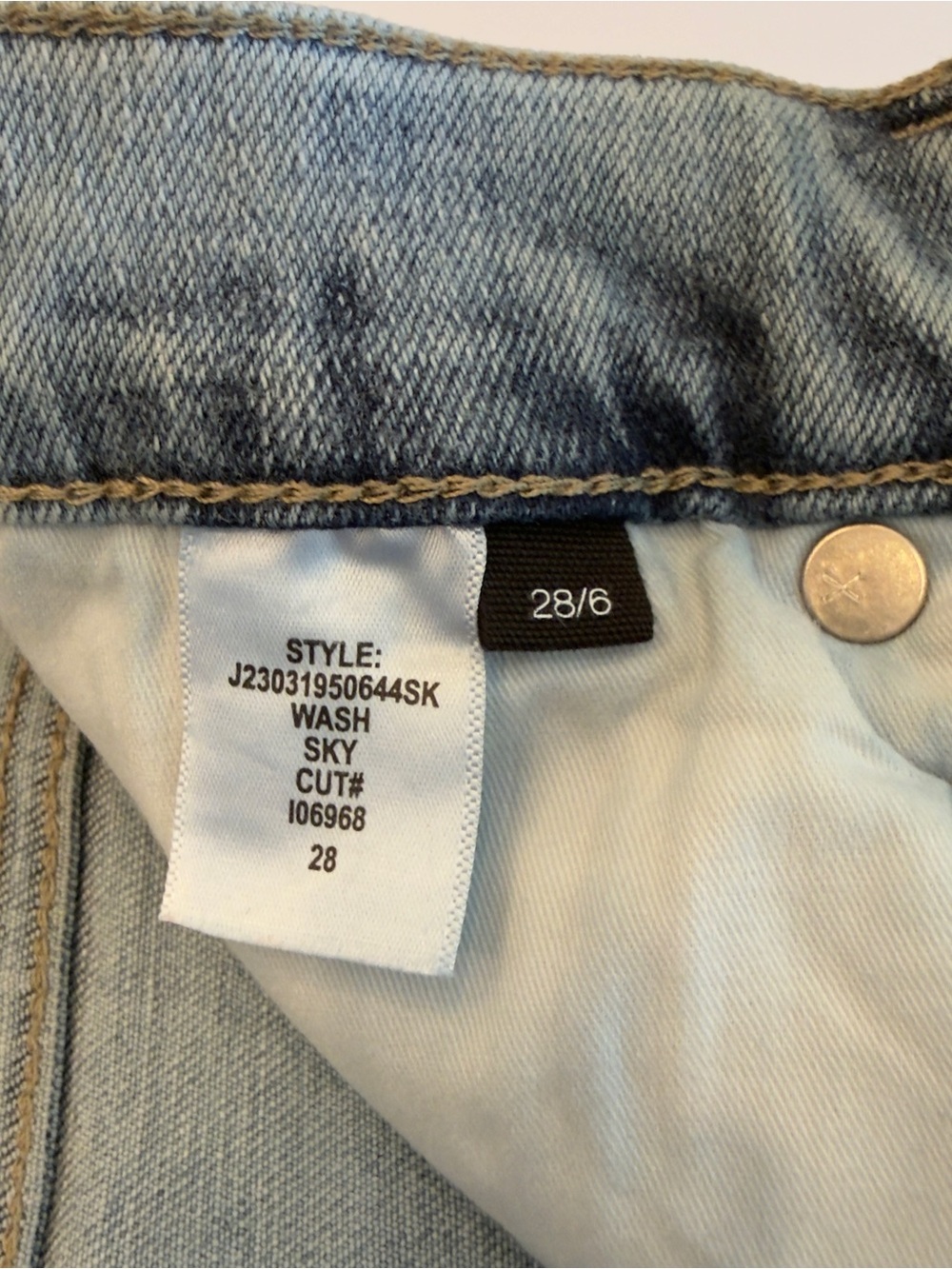 Veronica Beard Beverly Skinny-Flare Jean Light Blue Wash Boot-Cut Size 28 - Picture 11 of 16
